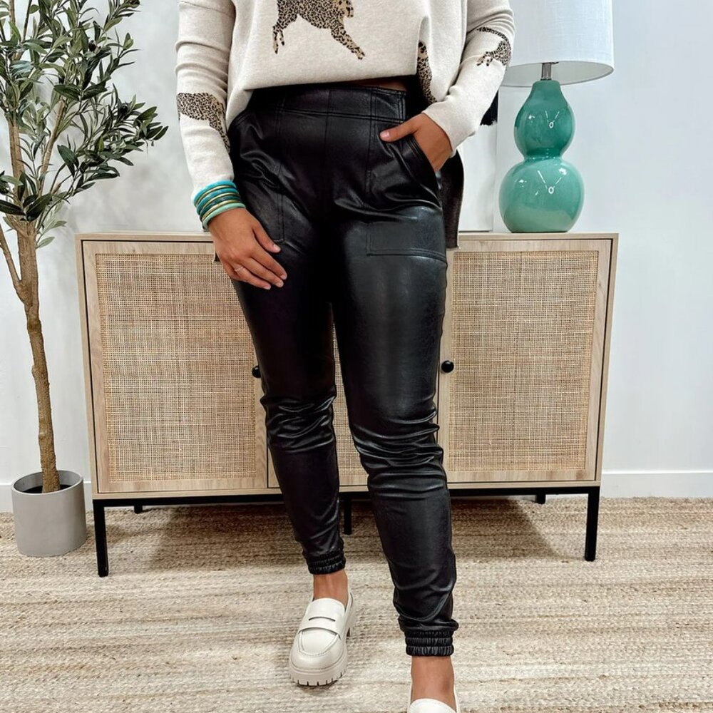 SPANX Leather Like Jogger